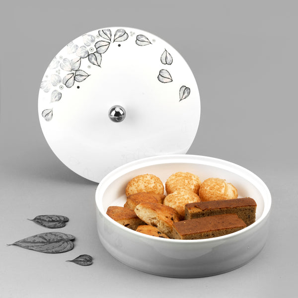 Large Date Bowl From Lilac - Grey
