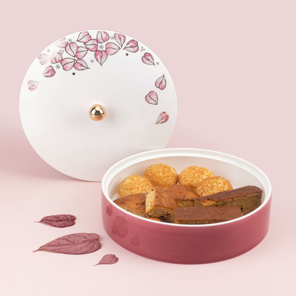 Large Date Bowl From Lilac - Pink