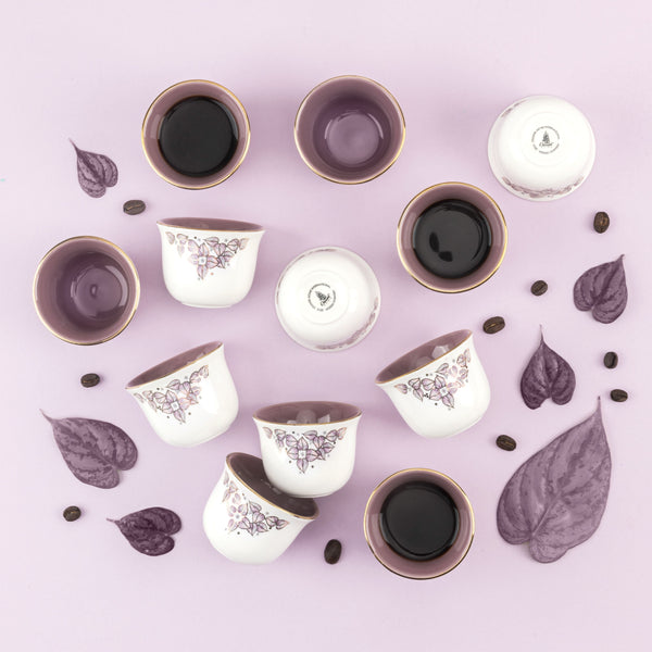 Arabic Coffee Sets From Lilac - Purple