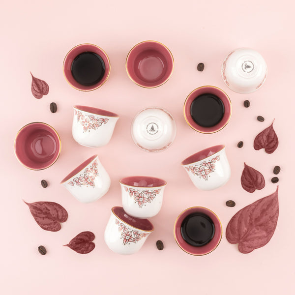 Arabic Coffee Sets From Lilac - Pink