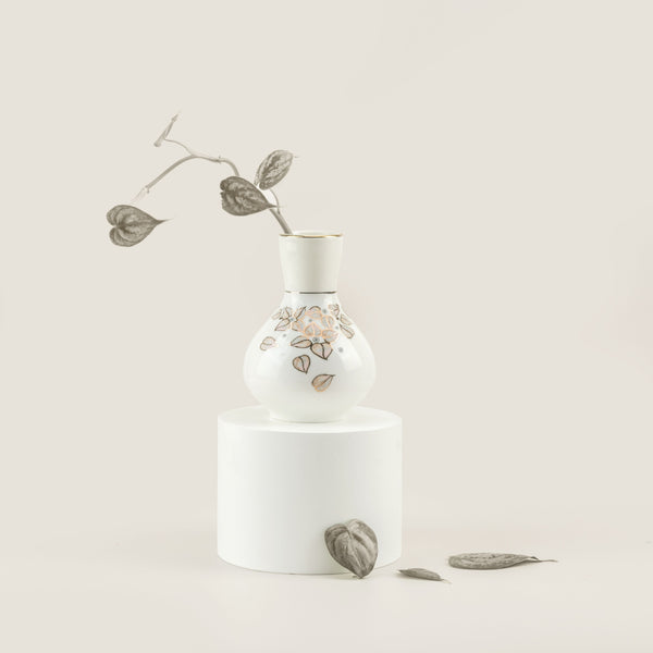 Flower Vase From Lilac - White