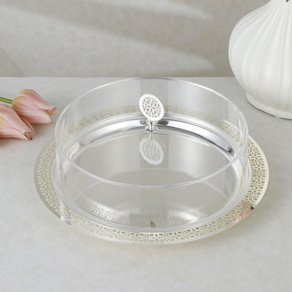 luxury oval tray - Silver
