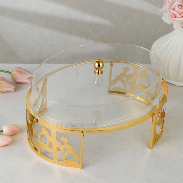 luxury oval tray - Gold