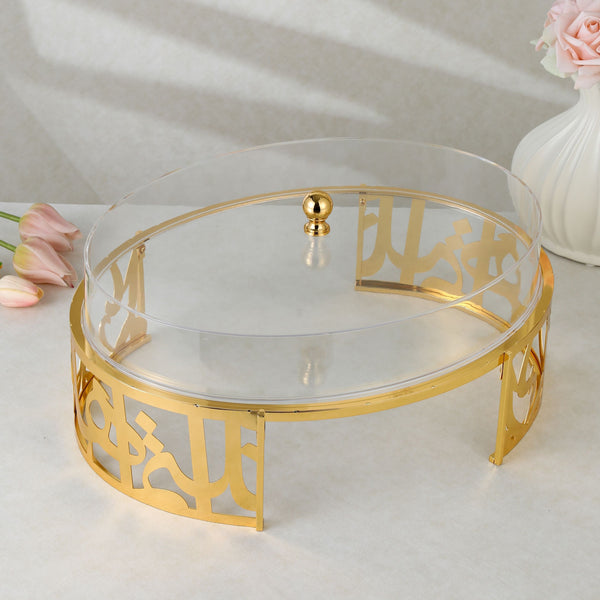luxury oval tray - Gold