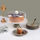 Cake  Serving Set 9Pcs From Joud - Grey