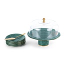 Cake  Serving Set 9Pcs From Majlis - Green