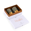 Cappuccino Set Of Two Cups From Majlis - Grey