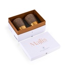 Cappuccino Set Of Two Cups From Majlis - Brown