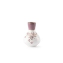 Vase - purple w gold   