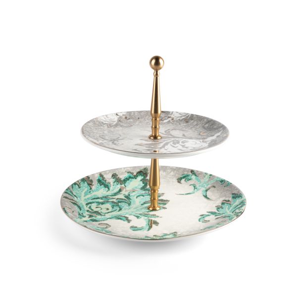 2 Tier  Serving Set  From Harir - Green