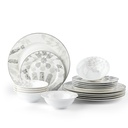 Dinner Set 18pcs From Amal - Grey