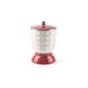 Tea And Arabic Coffee Set 19Pcs From Rattan - Red