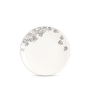 6pcs plate 7.5&quot;- grey + silver   