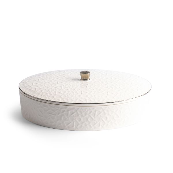  Large Date Bowl From Crown - Silver