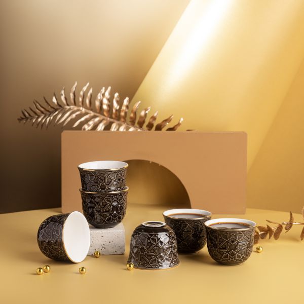 Arabic Coffee Sets From Crown - Black