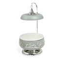 serving buffet - L From Jiwar -  HAZE BLUE + SILVER 