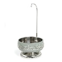 serving buffet - L From Jiwar -  HAZE BLUE + SILVER 