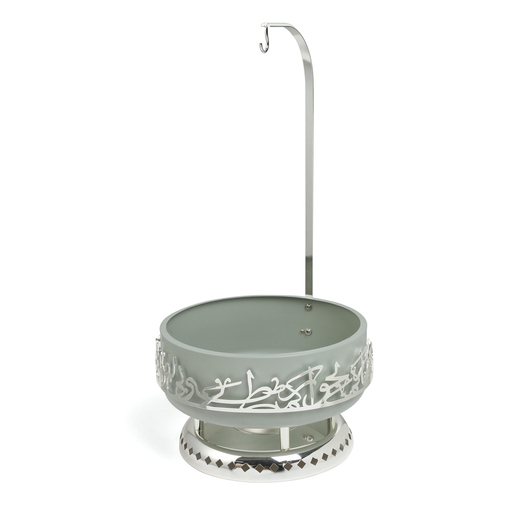 serving buffet - L From Jiwar -  HAZE BLUE + SILVER 