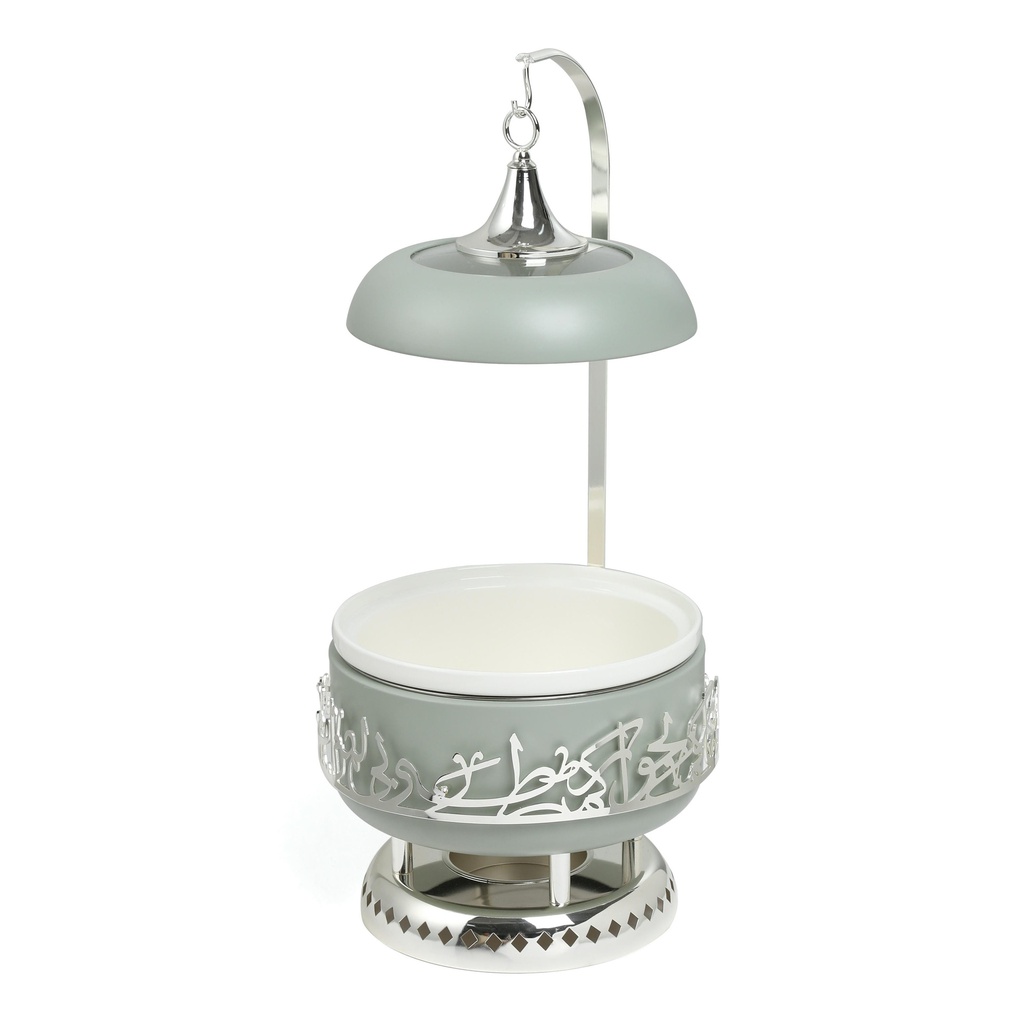 serving buffet - M From Jiwar -  HAZE BLUE + SILVER 