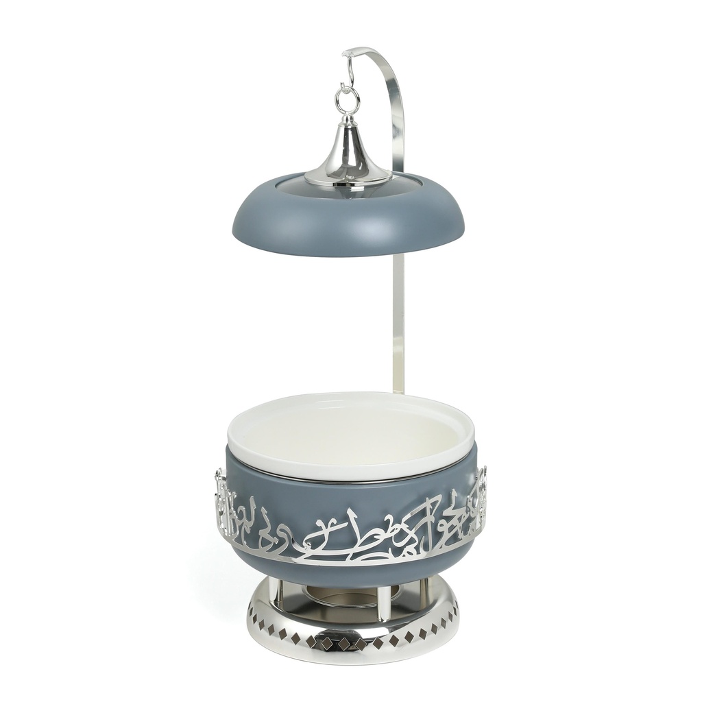 serving buffet - M From Jiwar -  BLUE + SILVER
