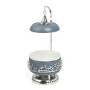 serving buffet - M From Jiwar -  BLUE + SILVER