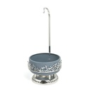 serving buffet - M From Jiwar -  BLUE + SILVER