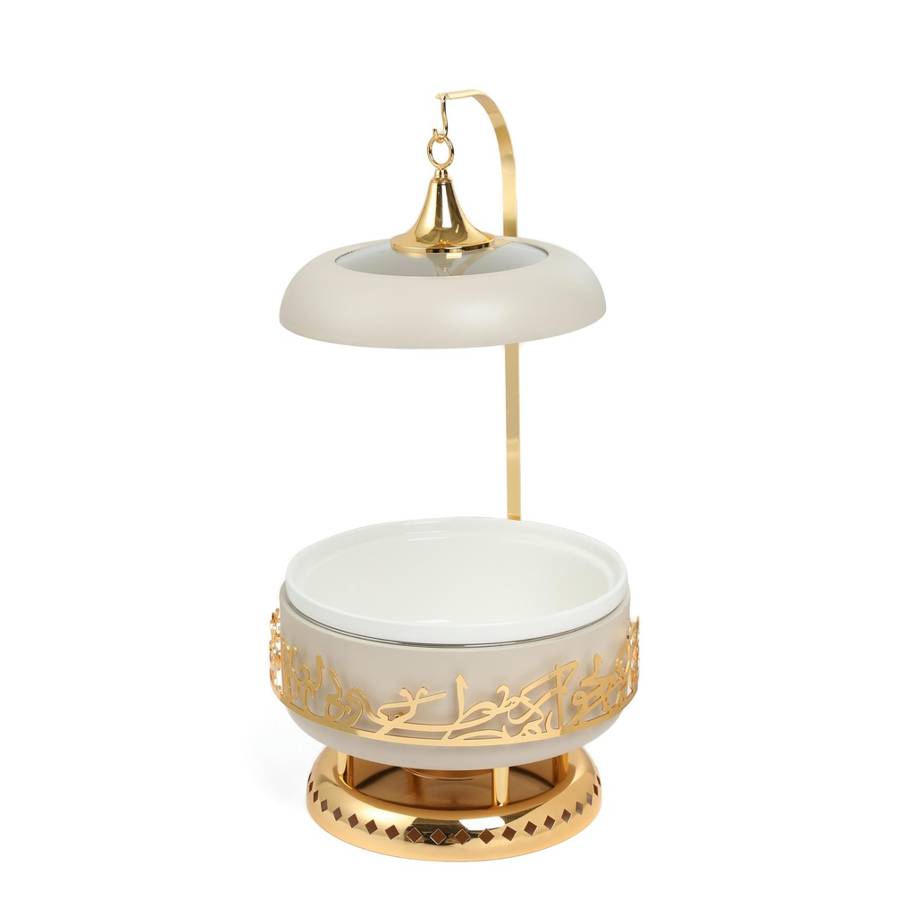 serving buffet - M From Jiwar - BEIGE + GOLD 