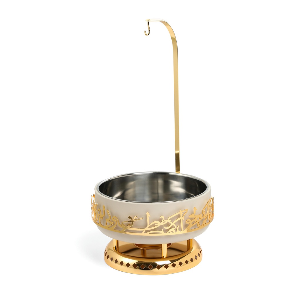 serving buffet - M From Jiwar - BEIGE + GOLD 
