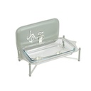 stainless steel buffet - L From Jiwar -  HAZE BLUE + SILVER 