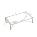 stainless steel buffet - L From Jiwar -  HAZE BLUE + SILVER 