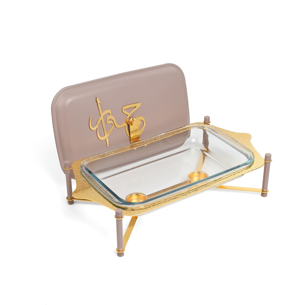 stainless steel buffet - L From Jiwar -  PURPLE + GOLD
