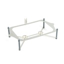 stainless steel buffet - L From Jiwar -  BLUE + SILVER