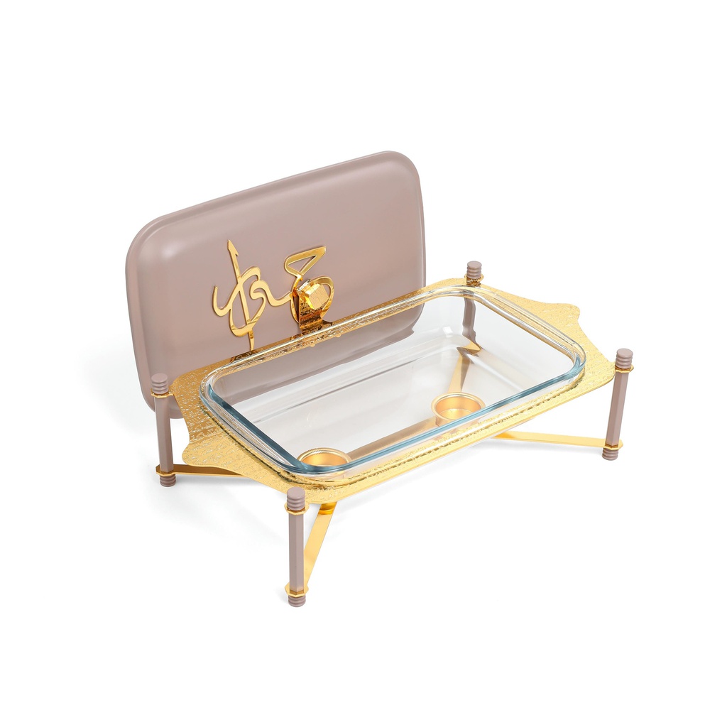 stainless steel buffet - m From Jiwar -  PURPLE + GOLD