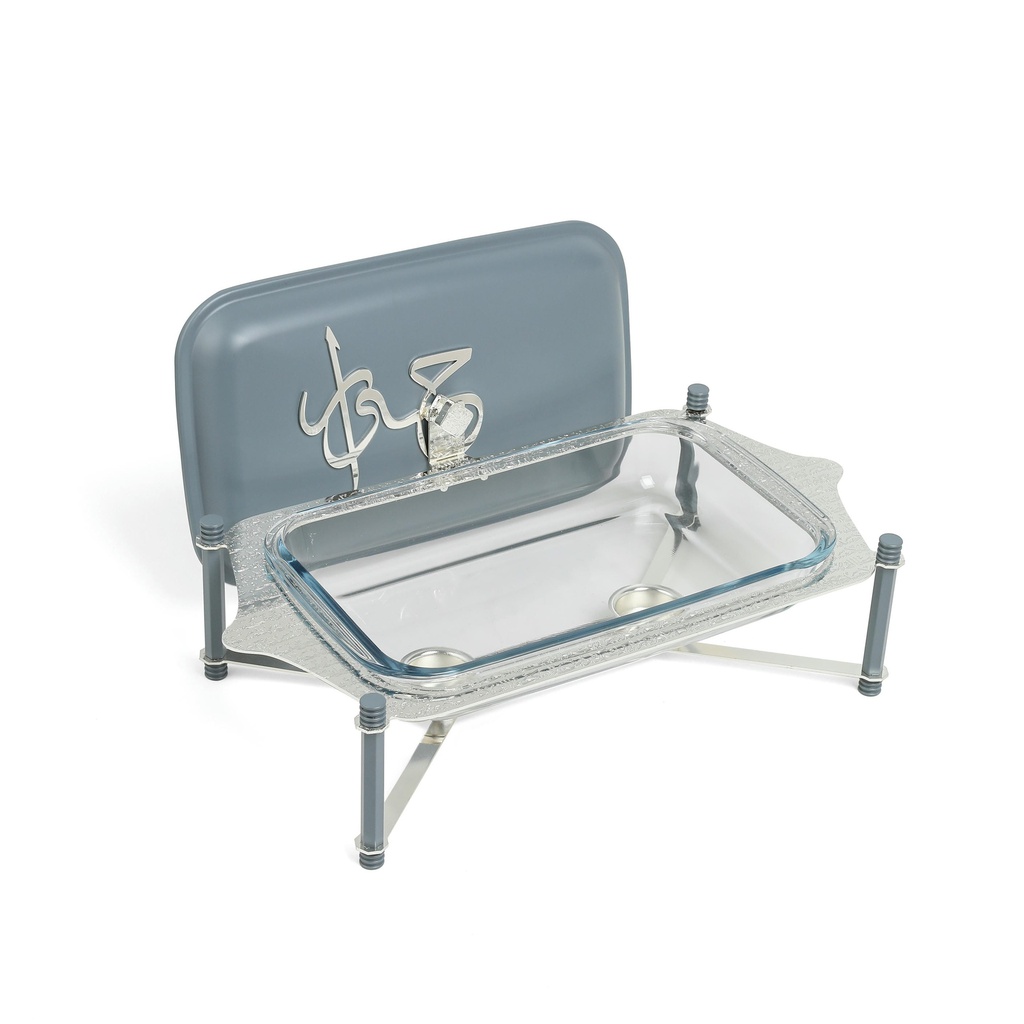 stainless steel buffet - m From Jiwar -  BLUE + SILVER