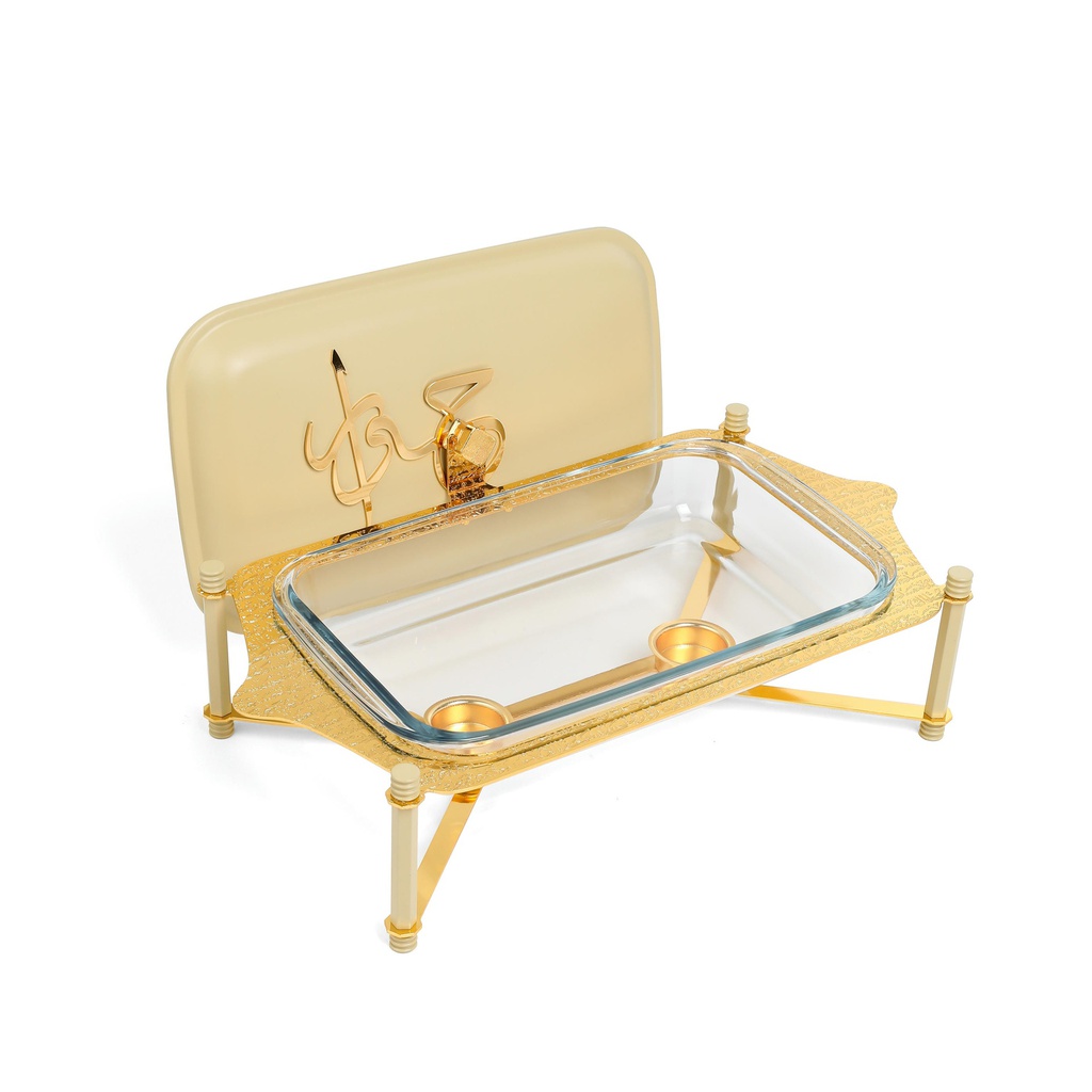 stainless steel buffet - m From Jiwar -  IVORY + GOLD 