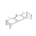 nuts serving set 3 bowl with tray From Jiwar -  HAZE BLUE + SILVER 