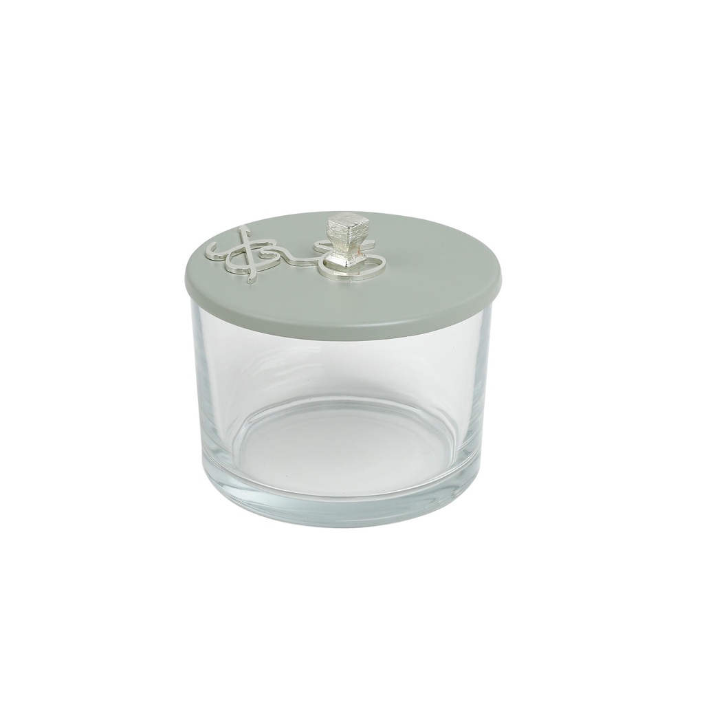 nuts serving set 3 bowl with tray From Jiwar -  HAZE BLUE + SILVER 