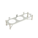nuts serving set 3 bowl with tray From Jiwar -  BEIGE + SILVER 