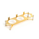 nuts serving set 3 bowl with tray From Jiwar - BEIGE + GOLD 