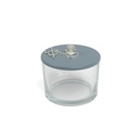 nuts serving set 2 bowl with tray From Jiwar -  BLUE + SILVER