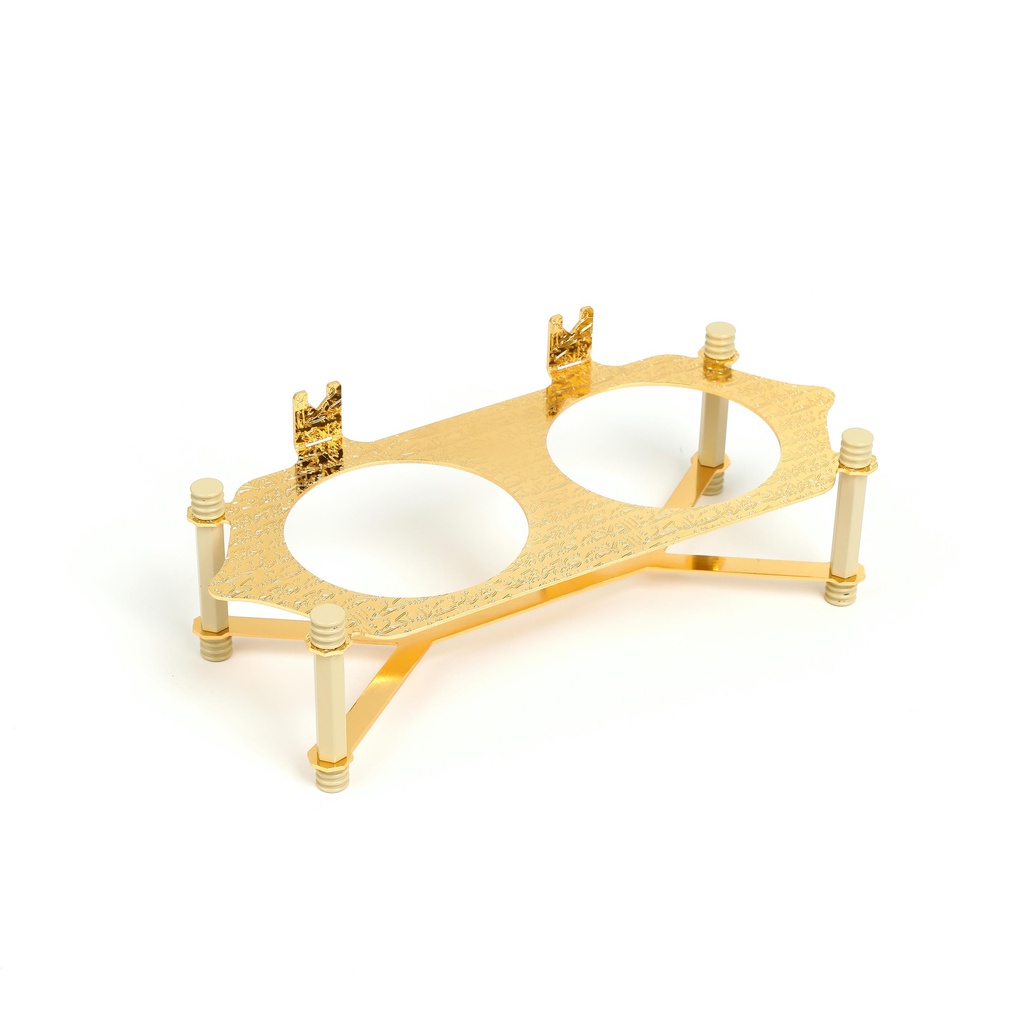 nuts serving set 2 bowl with tray From Jiwar -  IVORY + GOLD 