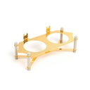 nuts serving set 2 bowl with tray From Jiwar - BEIGE + GOLD 