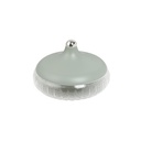 large glass date bowl From Jiwar -  HAZE BLUE + SILVER 