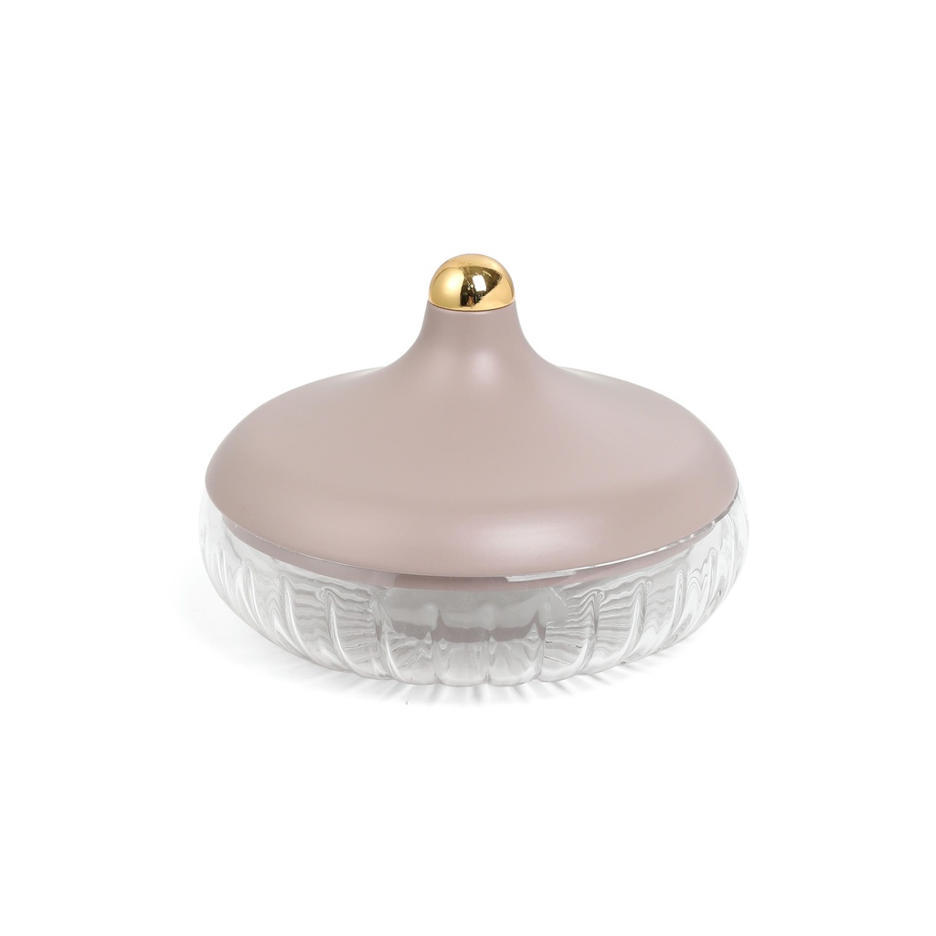 large glass date bowl From Jiwar -  PURPLE + GOLD