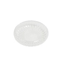 large glass date bowl From Jiwar -  BLUE + SILVER