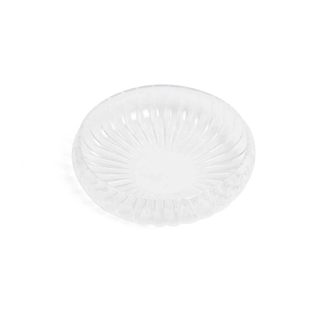 large glass date bowl From Jiwar - BEIGE + GOLD 