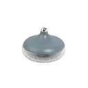 medium glass date bowl From Jiwar -  BLUE + SILVER