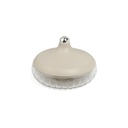 medium glass date bowl From Jiwar -  BEIGE + SILVER 