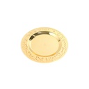 medium glass date bowl From Jiwar -  IVORY + GOLD 