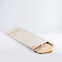 Iron Serving Tray From Jiwar -  Ivory + Gold 